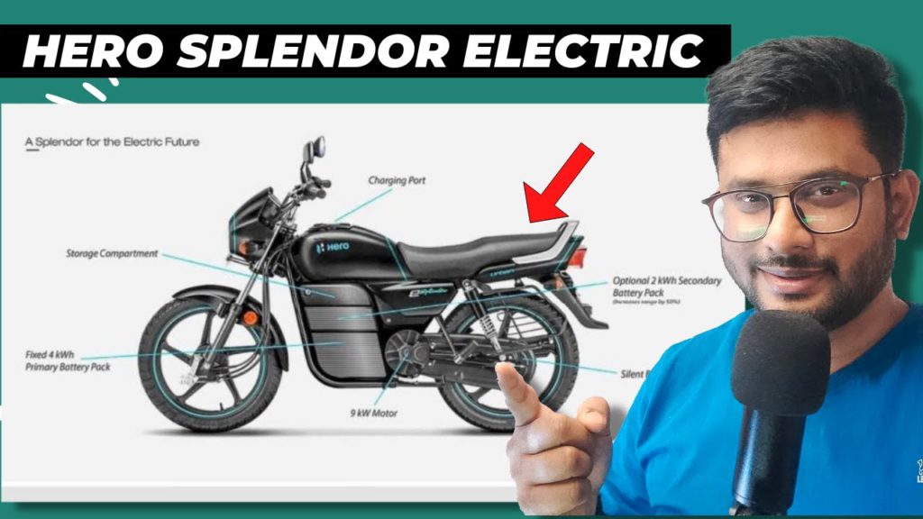 भारतीय बाज़ार में जल्द ही पेश होगा Hero Splendor का इलेक्ट्रिक वरीयंट मॉडल, जाने क्या होगा क़ीमत 2 hero splendor electric